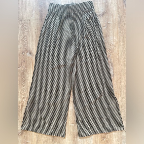Anthropologie Cartonnier Houndstooth Wide Leg Pants - Picture 9 of 15